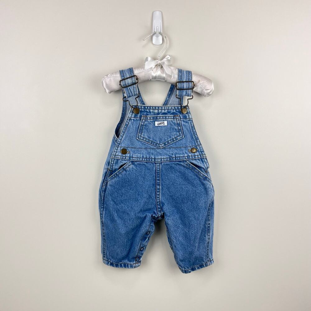 Vintage Guess Blue Jean Overalls 6 Months